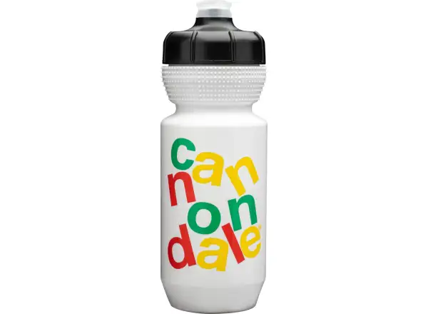 Cannondale Gripper Stapelbare Flasche 0,6 l Weiß/Gelb