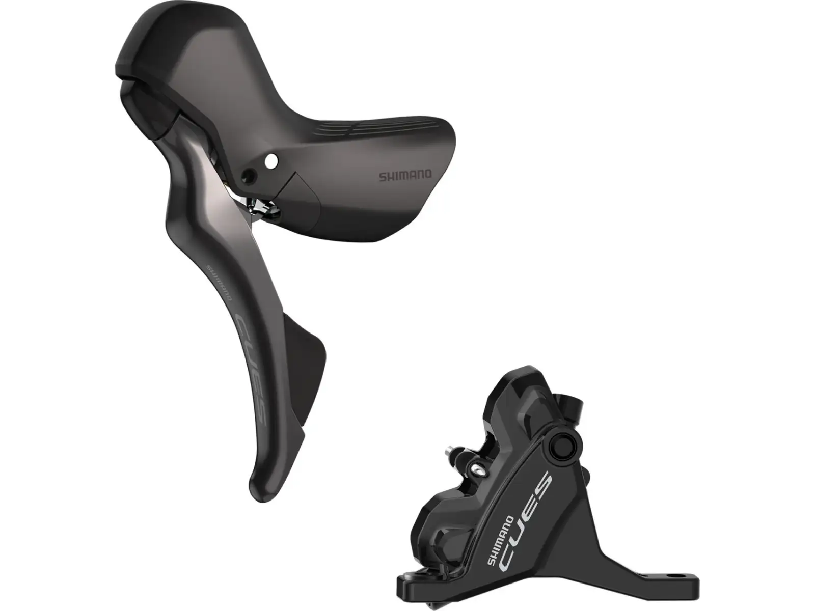 Shimano CUES BR-U6030 + ST-U6030 Scheibenbremse hinten (rechter Hebel), J-kit, Polymer