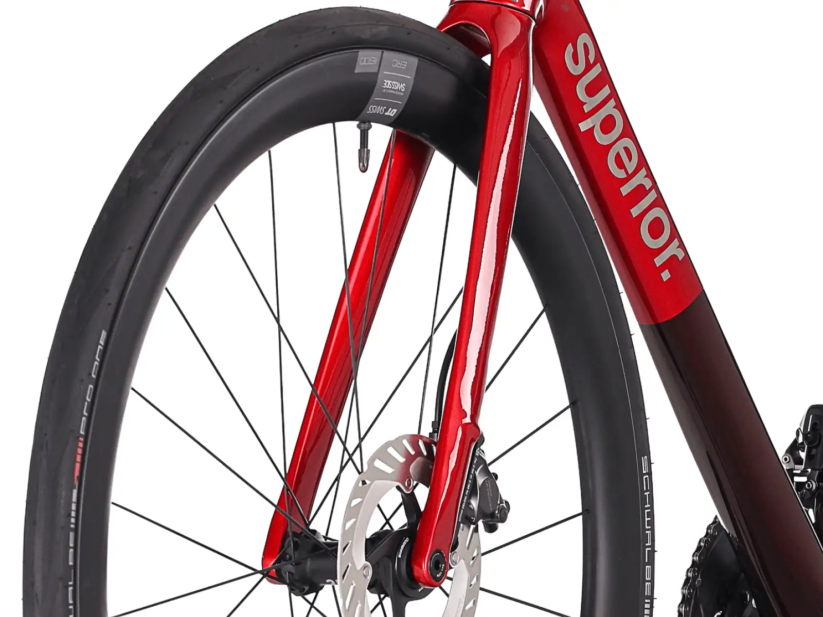 Superior RR 9.8 Rennrad Gloss Red/Carbon Red