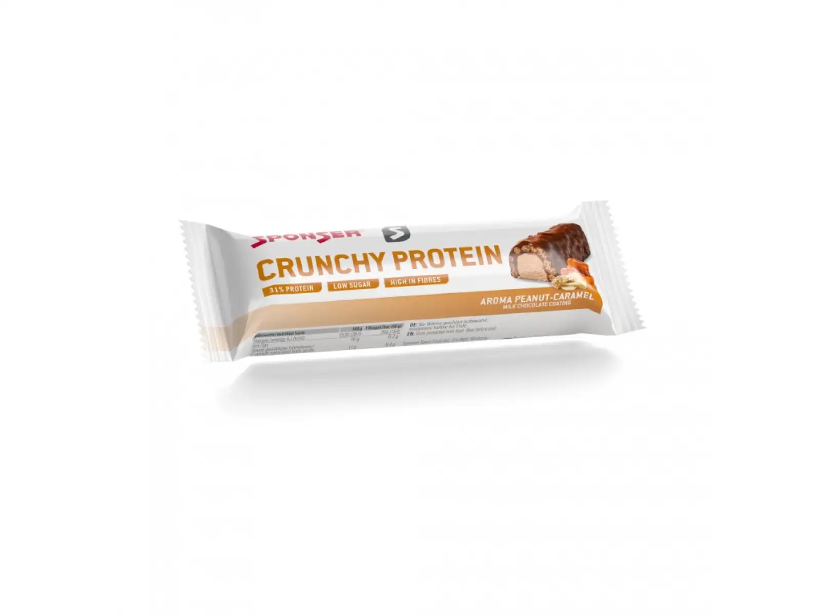 Sponser Crunchy Proteinriegel Peanut-Caramel 50 g