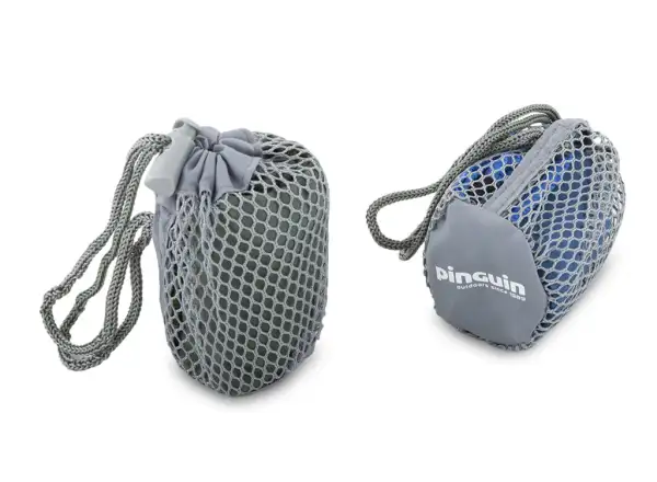 Pinguin Handtuch S Map Grey