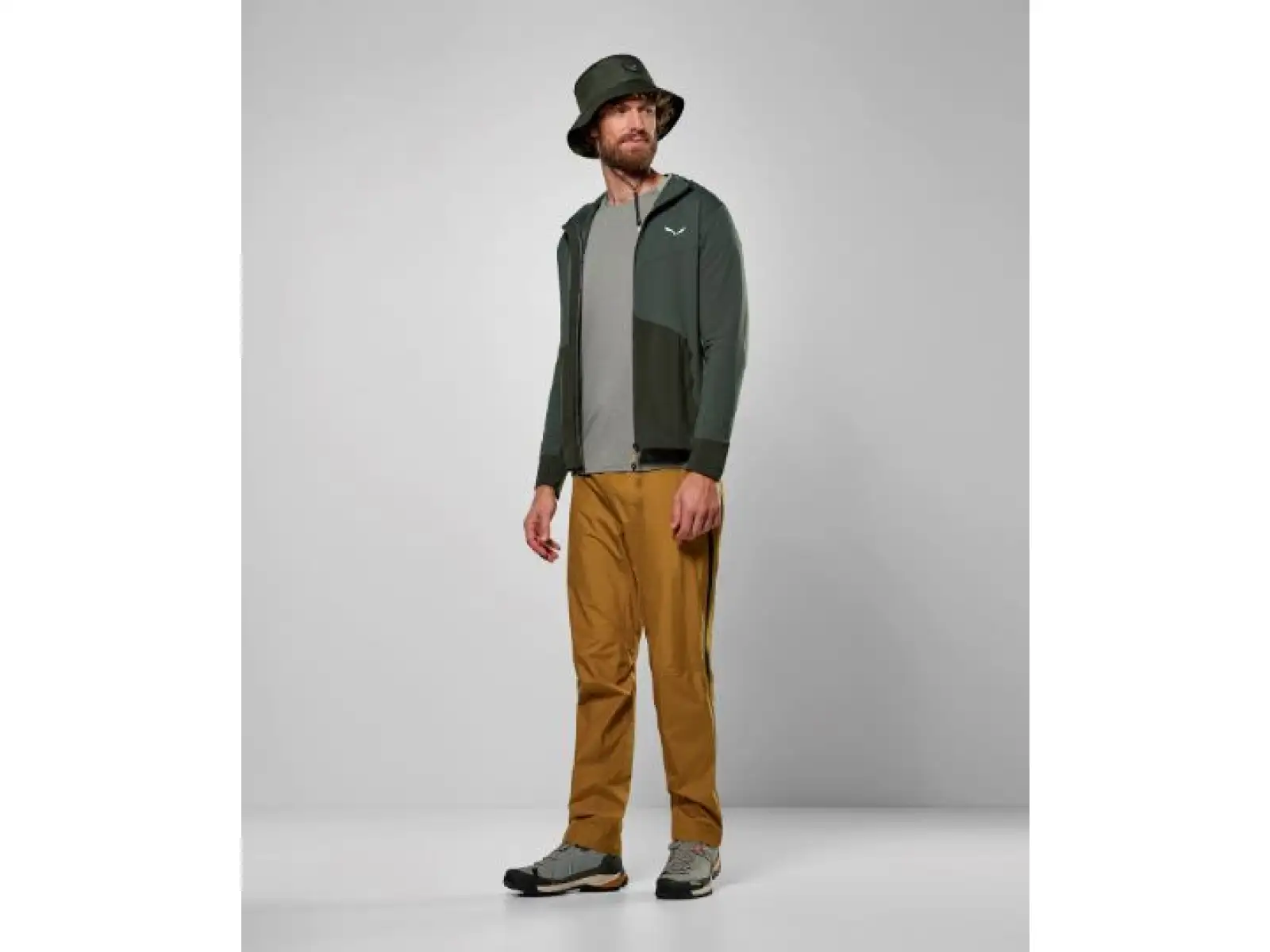 Salewa Puez PTX Regenhut Dunkeloliv