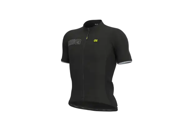 Alé Solid Colour Block Herren Kurzarmtrikot schwarz