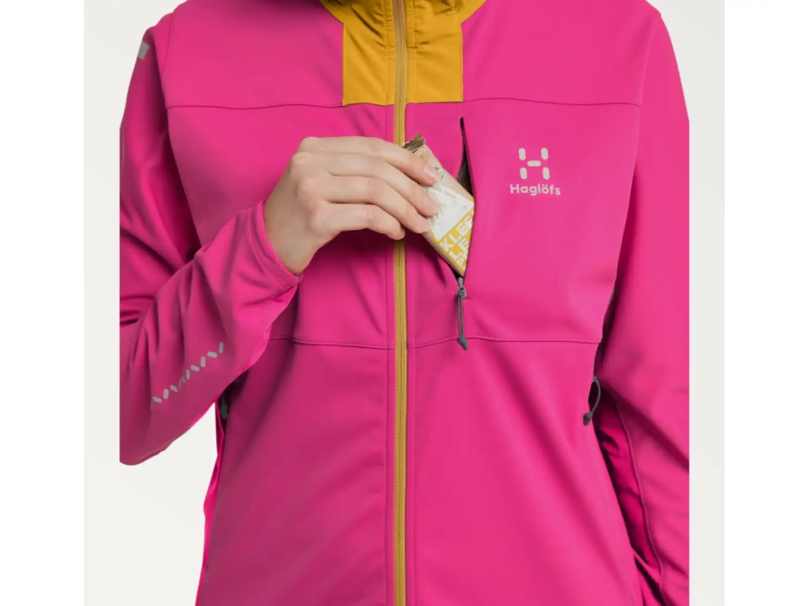 Haglöfs L.I.M Hybrid Softshell Damenjacke rosa