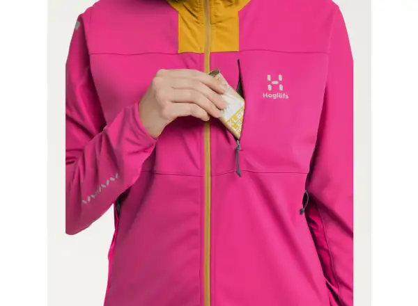 Haglöfs L.I.M Hybrid Softshell Damenjacke rosa