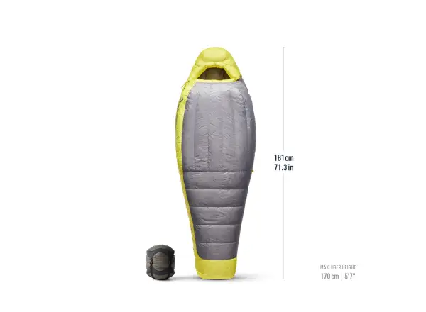 Sea To Summit Spark Down Damen-Schlafsack Regular -9C Spicy Orange