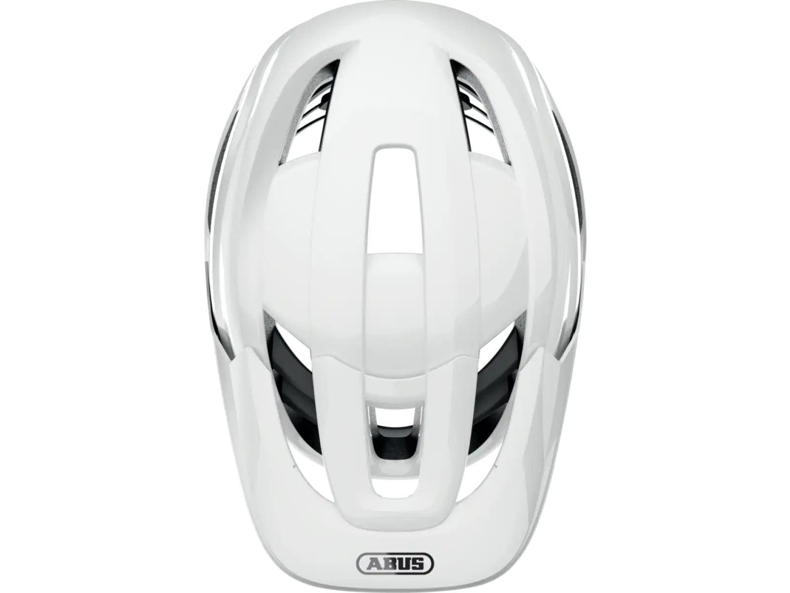 Abus Cliffhanger MTB-Helm Weiß Glänzend