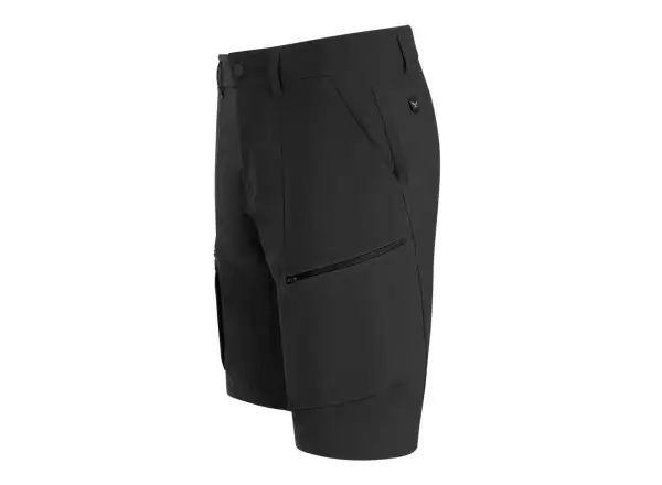 Salewa Puez Dynastretch Cargo Herren-Shorts Black Out