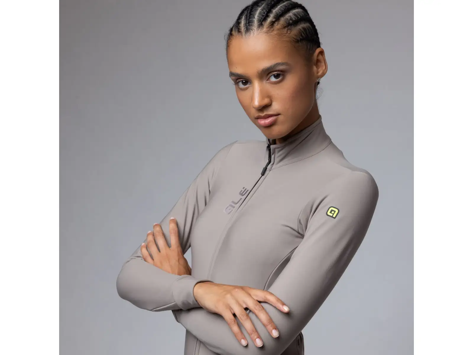 Alé Pragma Fondo 3.0 Damen Thermotrikot Langarm Rope Grey