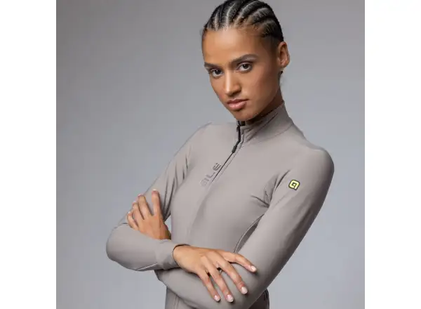 Alé Pragma Fondo 3.0 Damen Thermotrikot Langarm Rope Grey