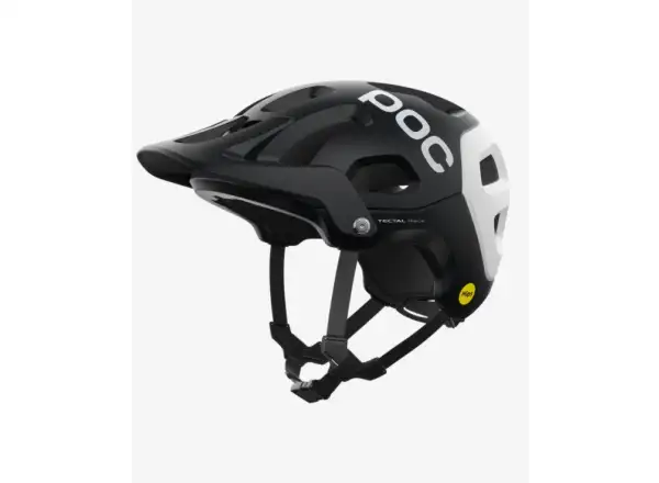 POC Tectal Race MIPS Helm Uranium Black/Hydrogen White Matt