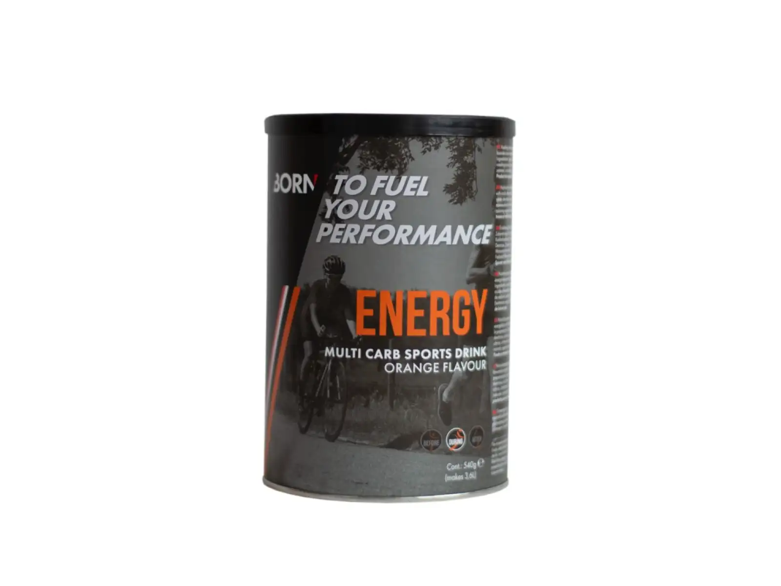 Born Energy Multi Carbo Energiedrink 540g Orange