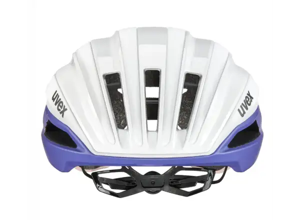 Uvex Surge Aero MIPS Rennradhelm White/Lila Apricot Matt