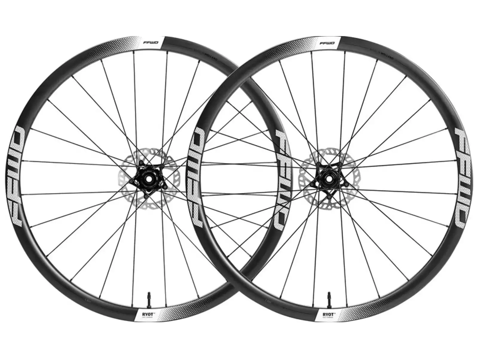 FFWD RYOT33 FFWD 2:1 Straßenfahrrad Laufräder Weiß Mantel HG11