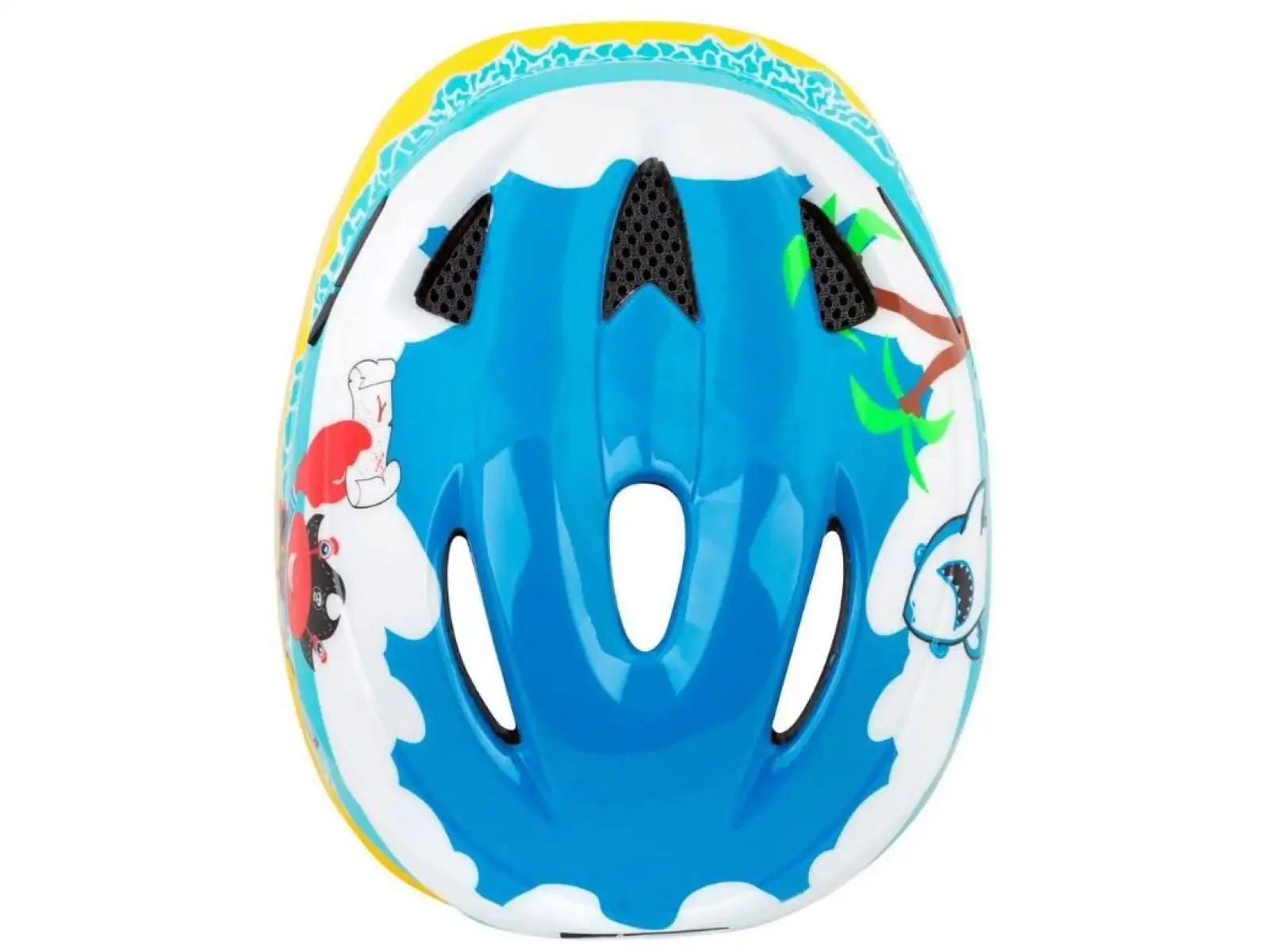 R2 Lucky Kinderhelm blau/gelb