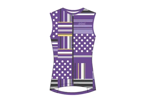 Dotout Square Damenärmelloses Trikot Violett