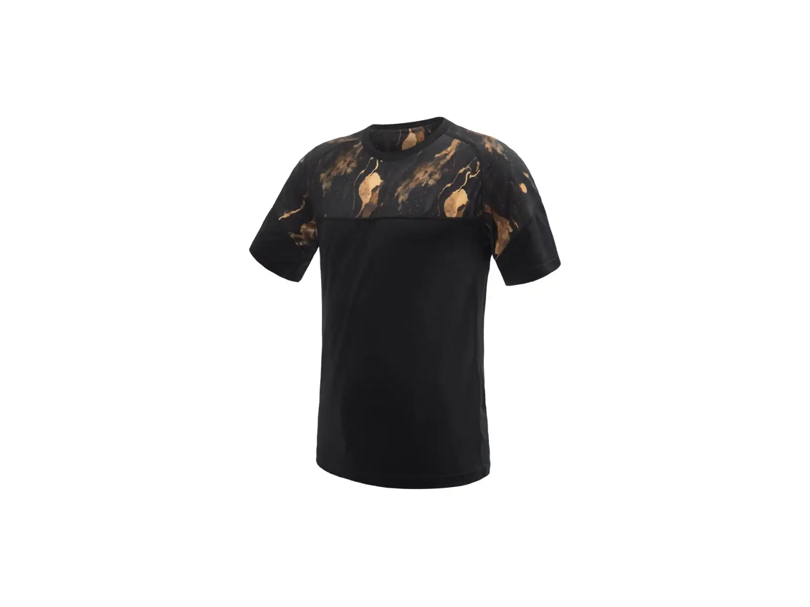 Sensor Merino Impress Herren T-Shirt kurzärmlig schwarz/Cosmos