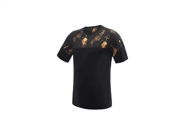 Sensor Merino Impress Herren T-Shirt kurzärmlig schwarz/Cosmos