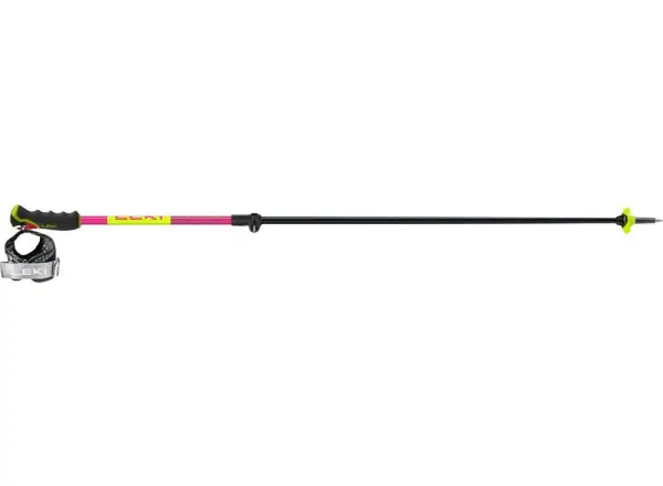Leki Spitfire Vario 3D Skistöcke Neon Magenta/Neon Gelb/Berry