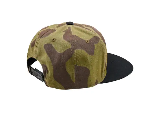 Troy Lee Designs Flat Bill Snapback Mütze Fade Out Olive Camo