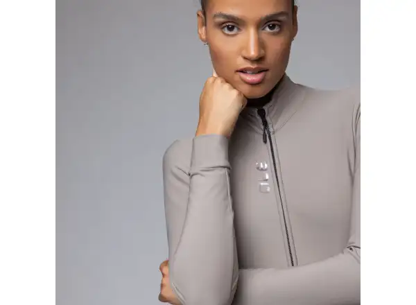 Alé Pragma Fondo 3.0 Damen Thermotrikot Langarm Rope Grey