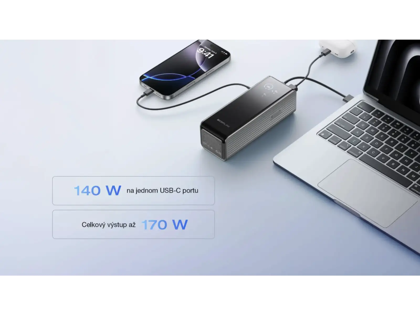 EcoFlow Rapid Powerbank (25000mAh,170W) - Silber