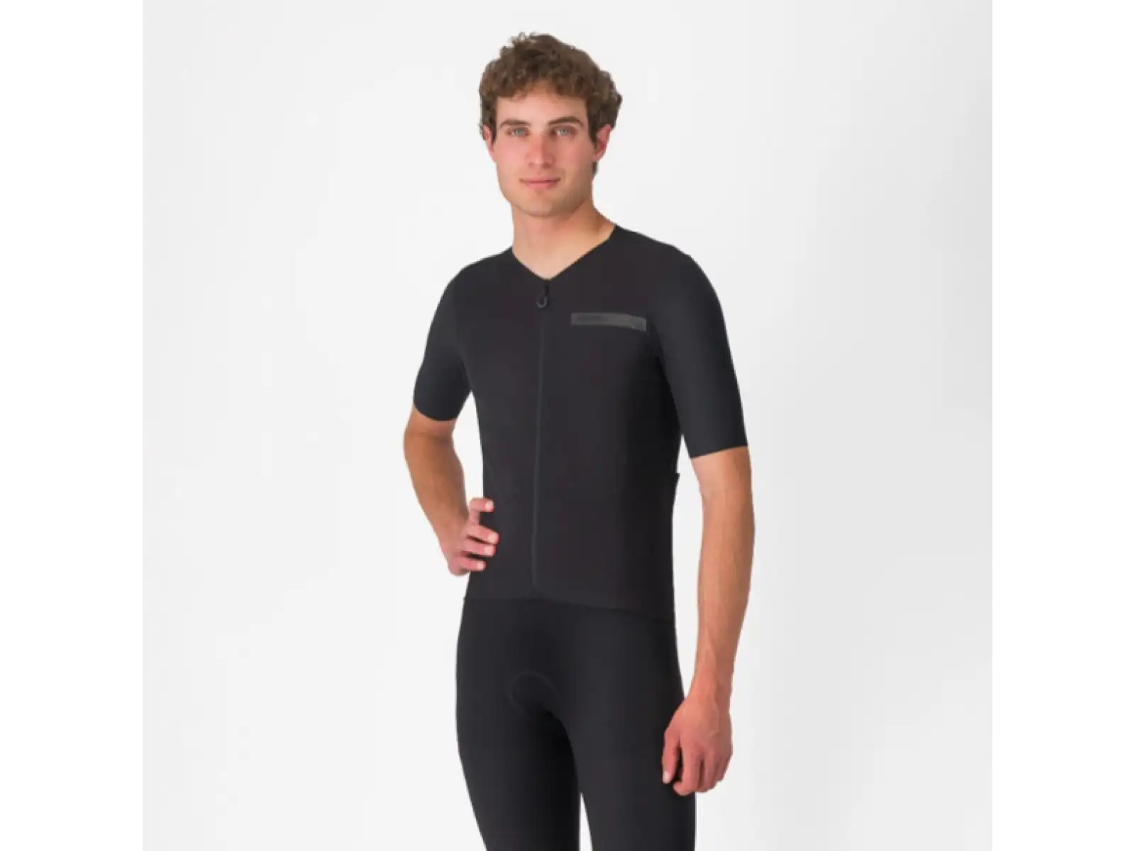 Castelli Premio Evo Herren Trikot Kurzarm Light Black