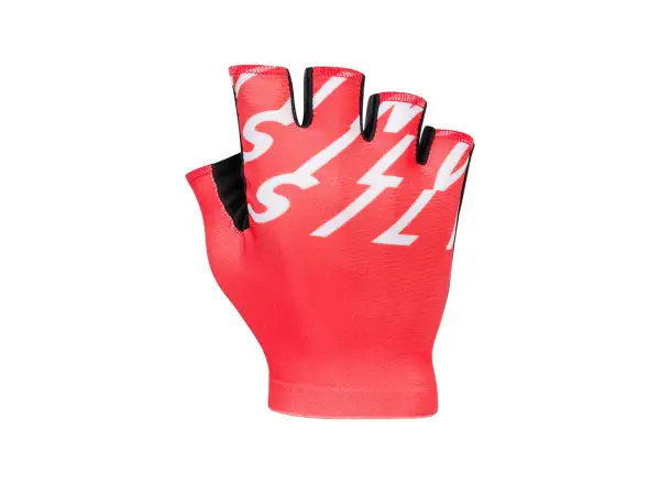 Silvini Sarca Herrenhandschuhe Rubin/Weiß