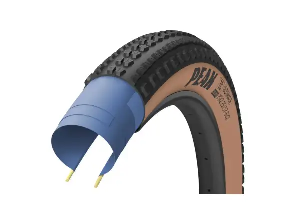 Goodyear Peak Ultimate Tubeless Komplett 27,5x2,25" MTB Reifen Kevlar Braun