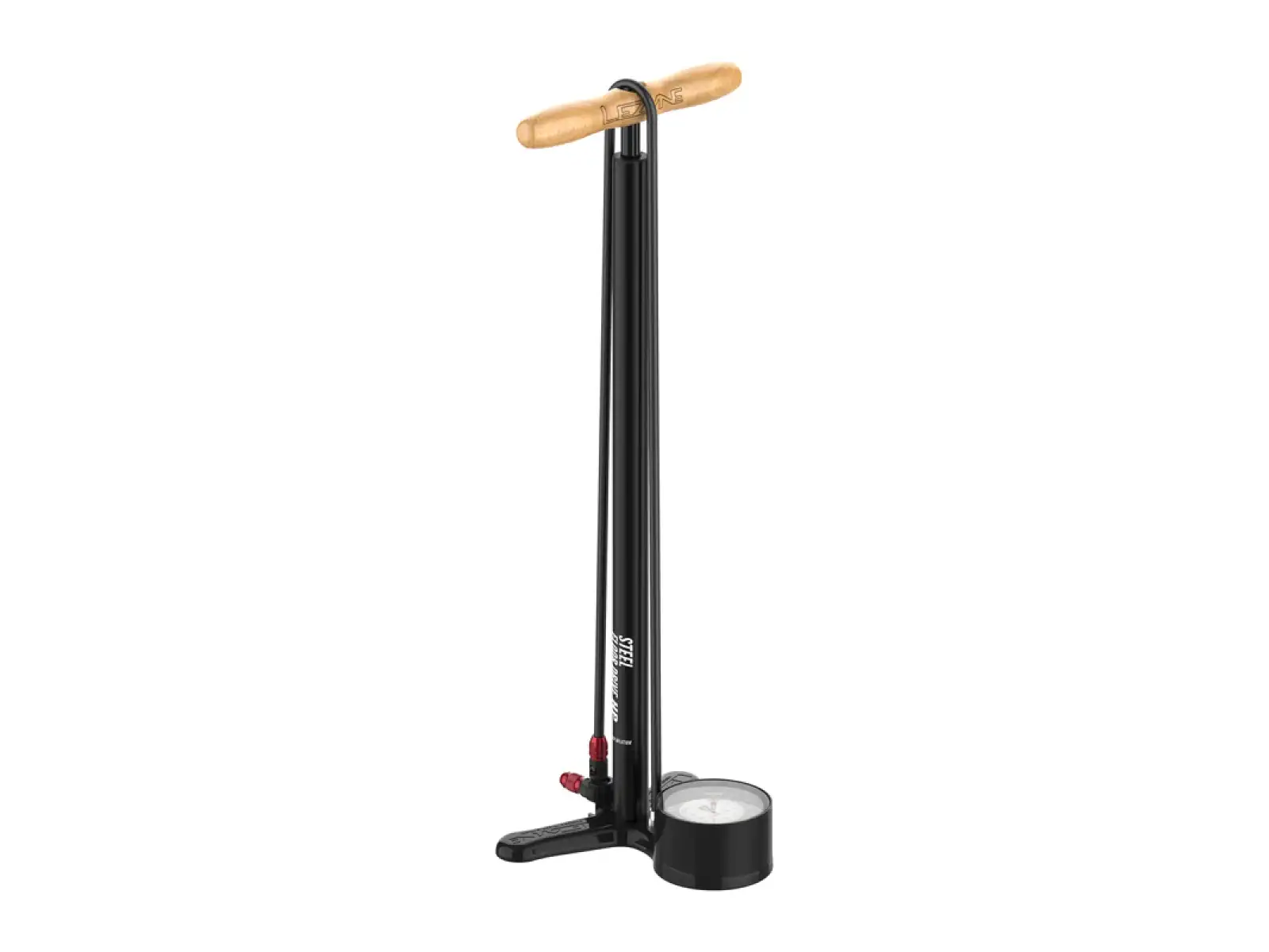 Lezyne Steel Floor Drive 3.5 Pumpe Flat Black