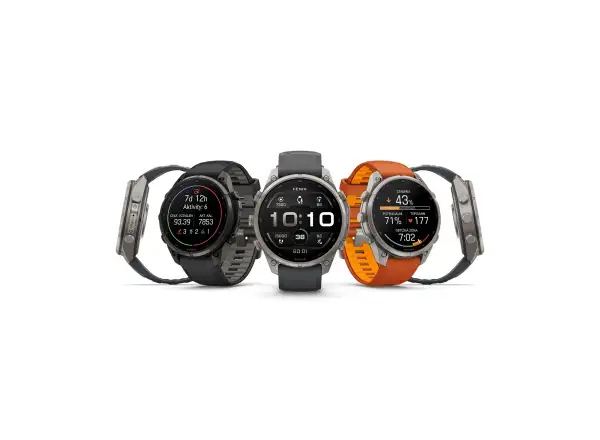 Garmin fenix 9 Pro inReach 43 mm Smartwatch Carbon gray DLC Titanium Black/Pebble gray