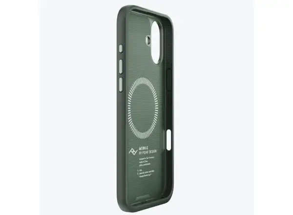 Peak Design Mobile Everyday Fabric Case iPhone 16 Plus Hülle für das Handy in Salbei