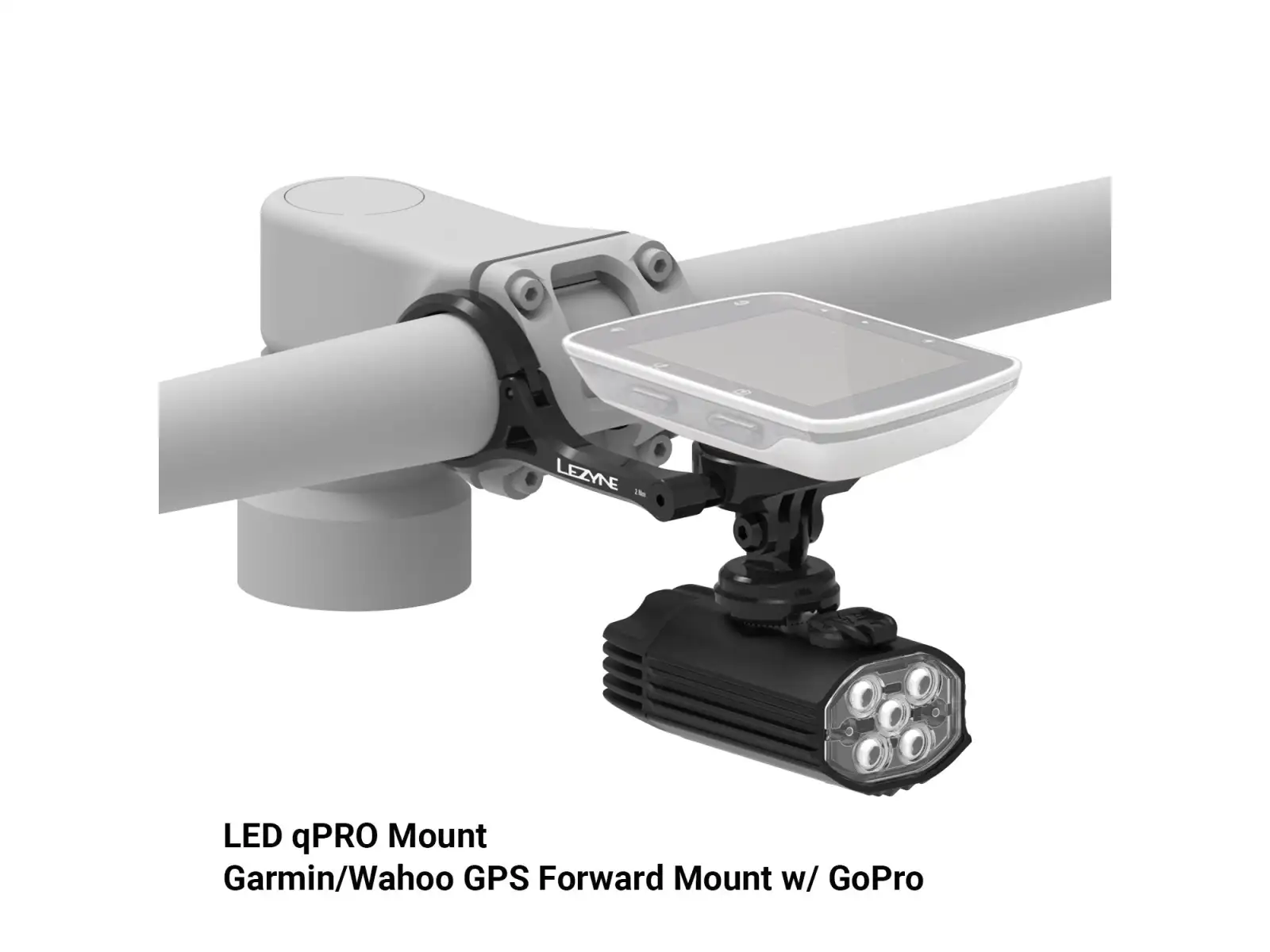Lezyne LED qPRO Mount Halterung für Licht Black