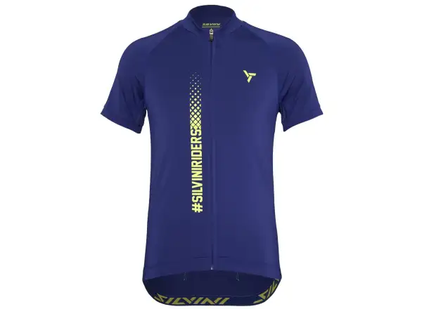 Silvini Mazzani Kindertrikot Kurzarm Blue/Neon