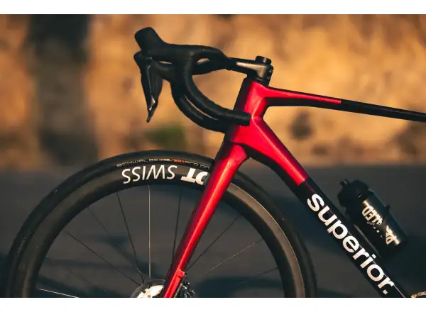 Superior X-Road 9.8 GF Rennrad Glanz Carbon Rot