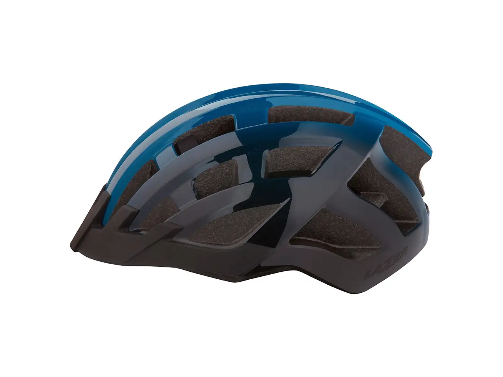 Lazer Compact DLX Helm Blau/Schwarz, Größe Uni (54-61 cm)