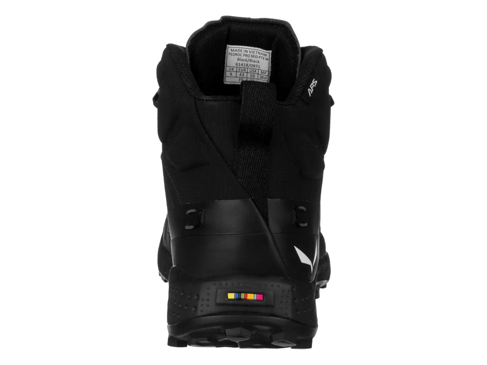 Salewa Pedroc Pro Mid Powertex Herrenschuhe Schwarz/Schwarz