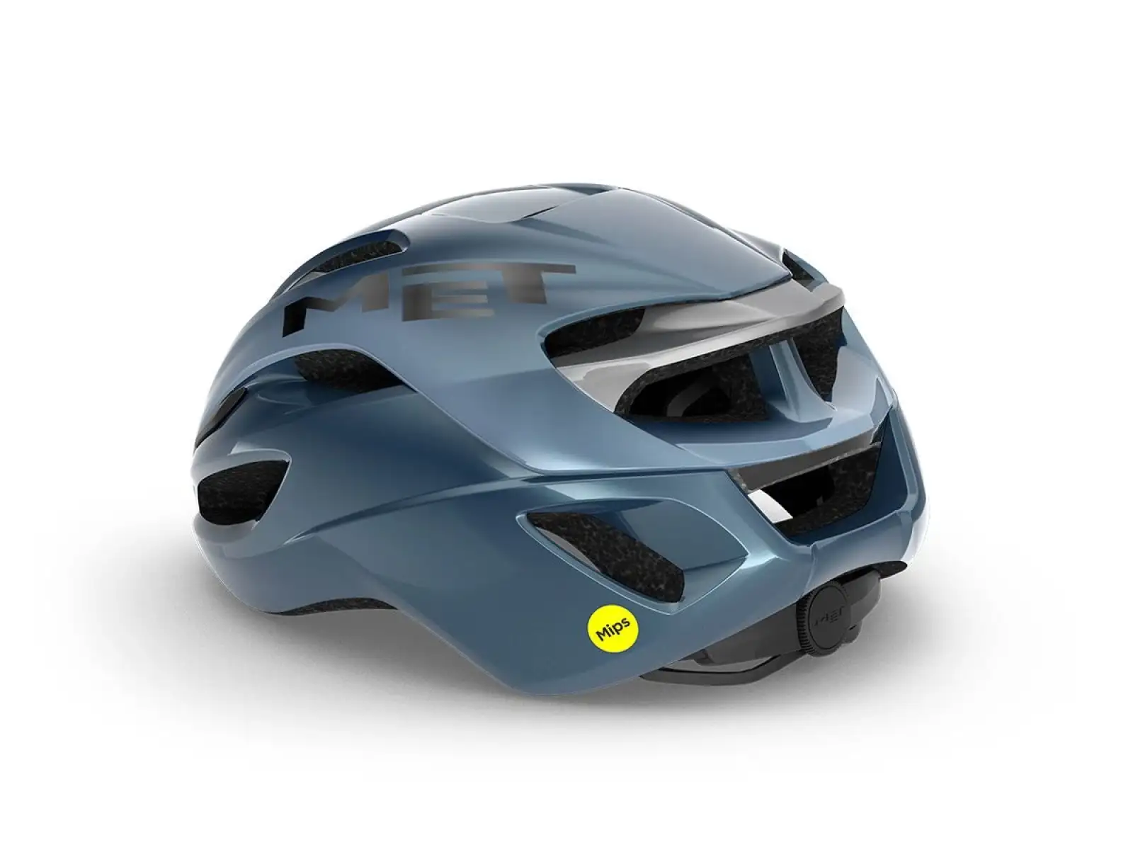 MET Rivale MIPS Fahrradhelm Navy Silber