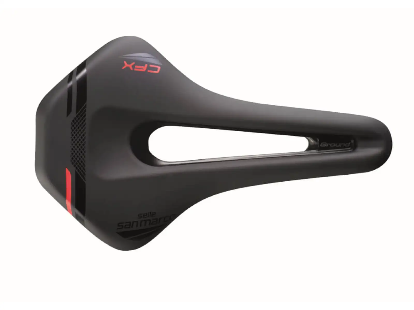 Selle San Marco GrouND Short Carbon FX Wide Sattel Schwarz