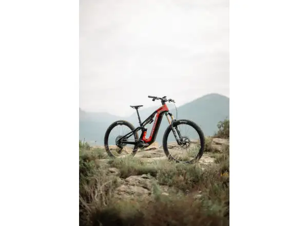Cannondale Moterra Carbon 1 vollgefedertes E-Bike Metallic Red