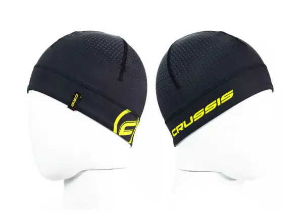 Crussis Cap schwarz/gelb