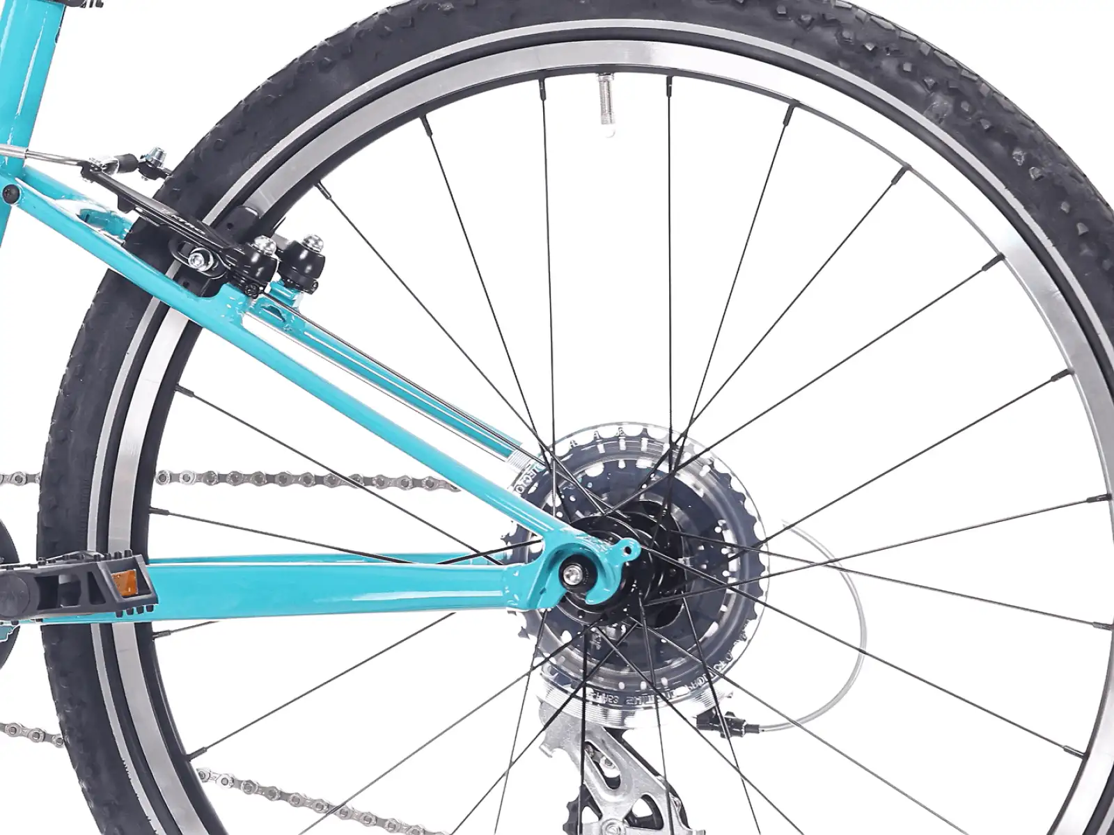 Rock Machine Thunder Jr. 24 VB Kinderfahrrad Jade Blue