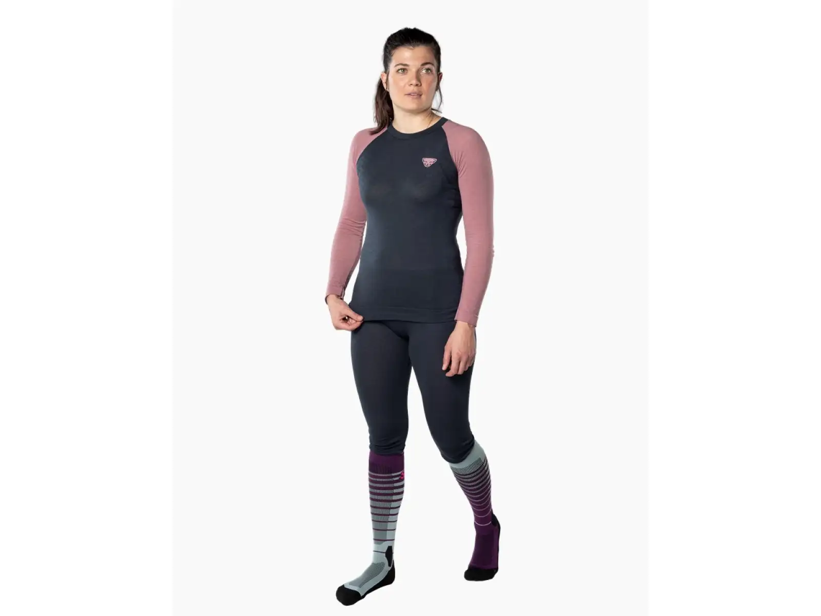 Dynafit Tour Light Merino Damen Langarmshirt Mokarosa