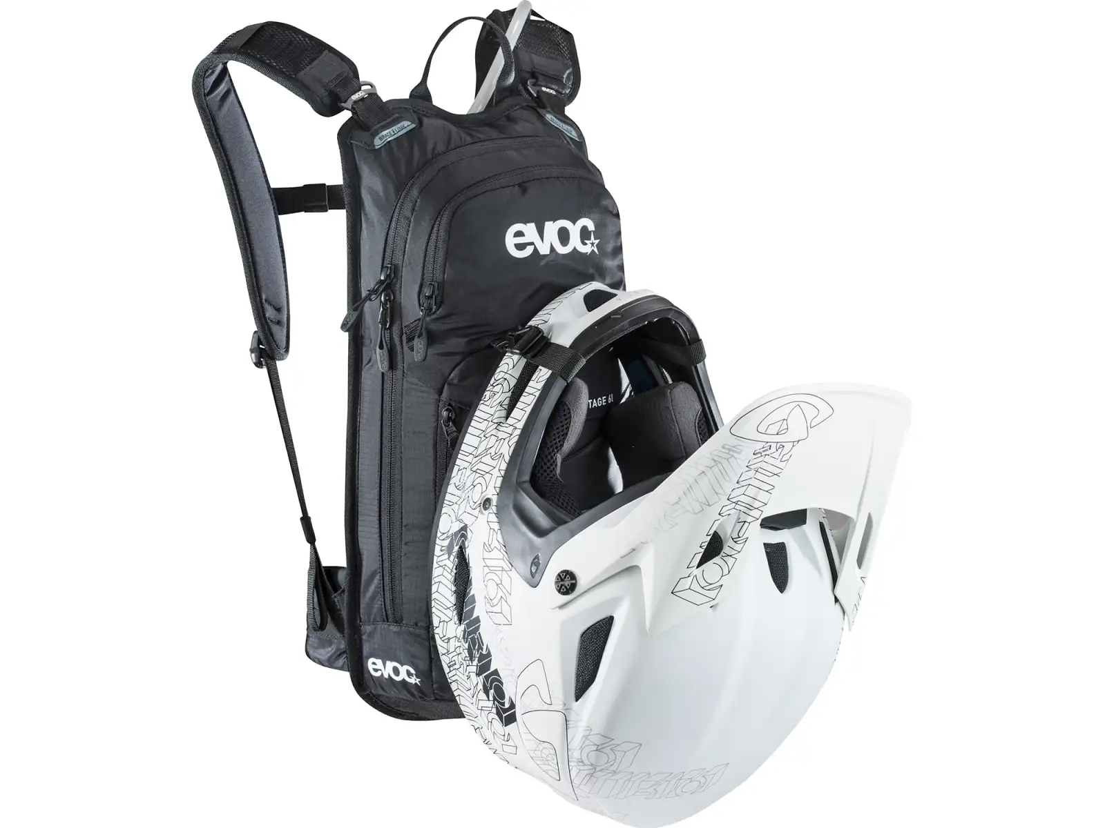 Evoc Stage 6 Rucksack 6 l + Trinkblase 2 l black
