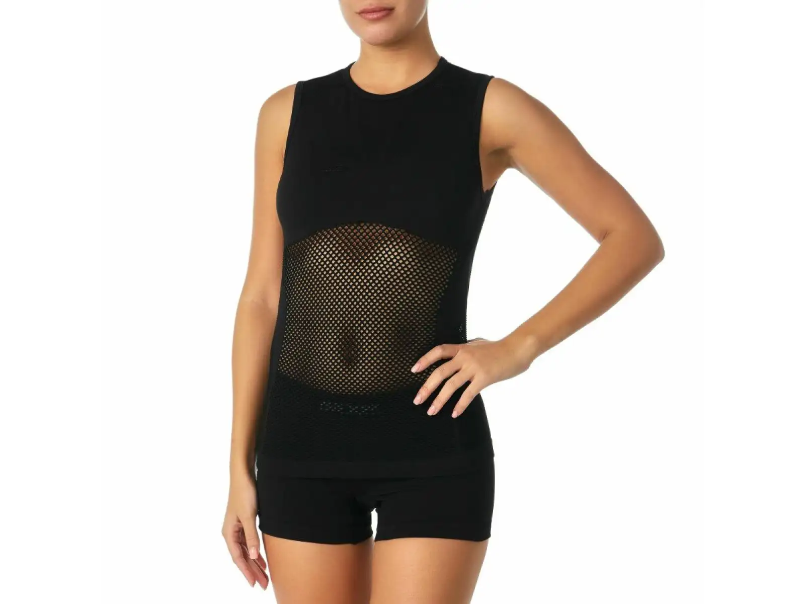 SIXS Funktionsshirt ohne Ärmel – SMRX Schwarz