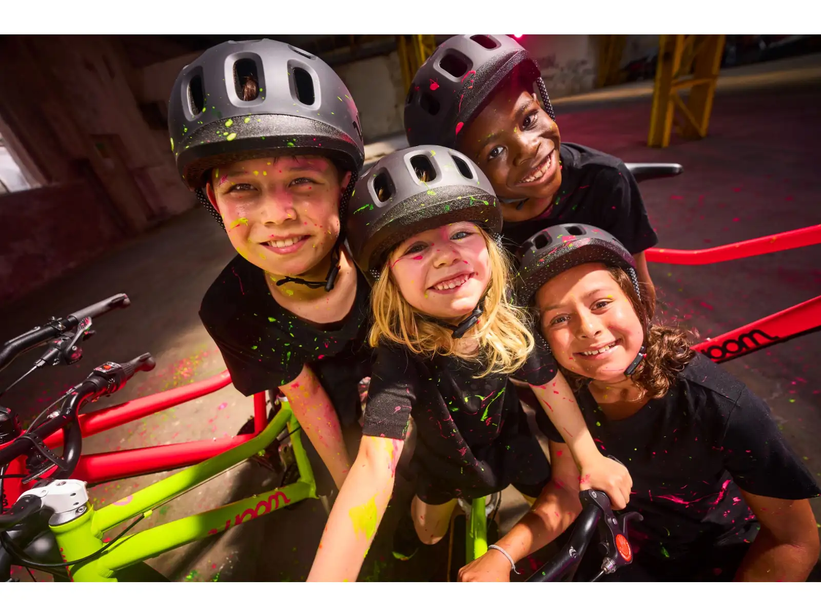 Woom GO 2 Kinderfahrrad neon lime