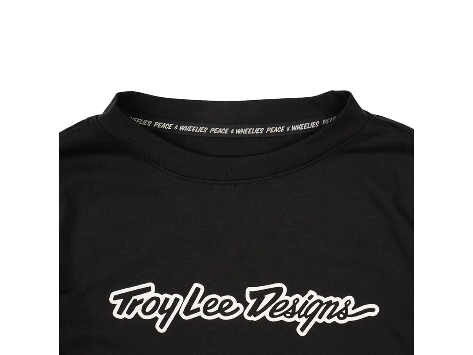 Troy Lee Designs Skyline Ride Tee Kindertrikot Langarm Signature Black