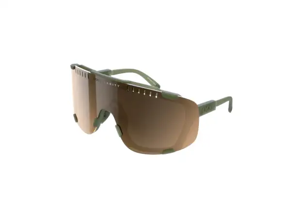 POC Devour Fahrradbrille Epidote Green Translucent