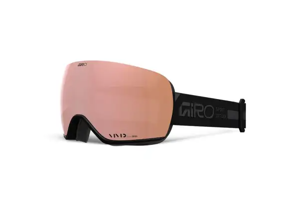 Giro Article II W Skibrille schwarz Rails/Vivid Rose Gold/Vivid Infrared (2 Gläser)