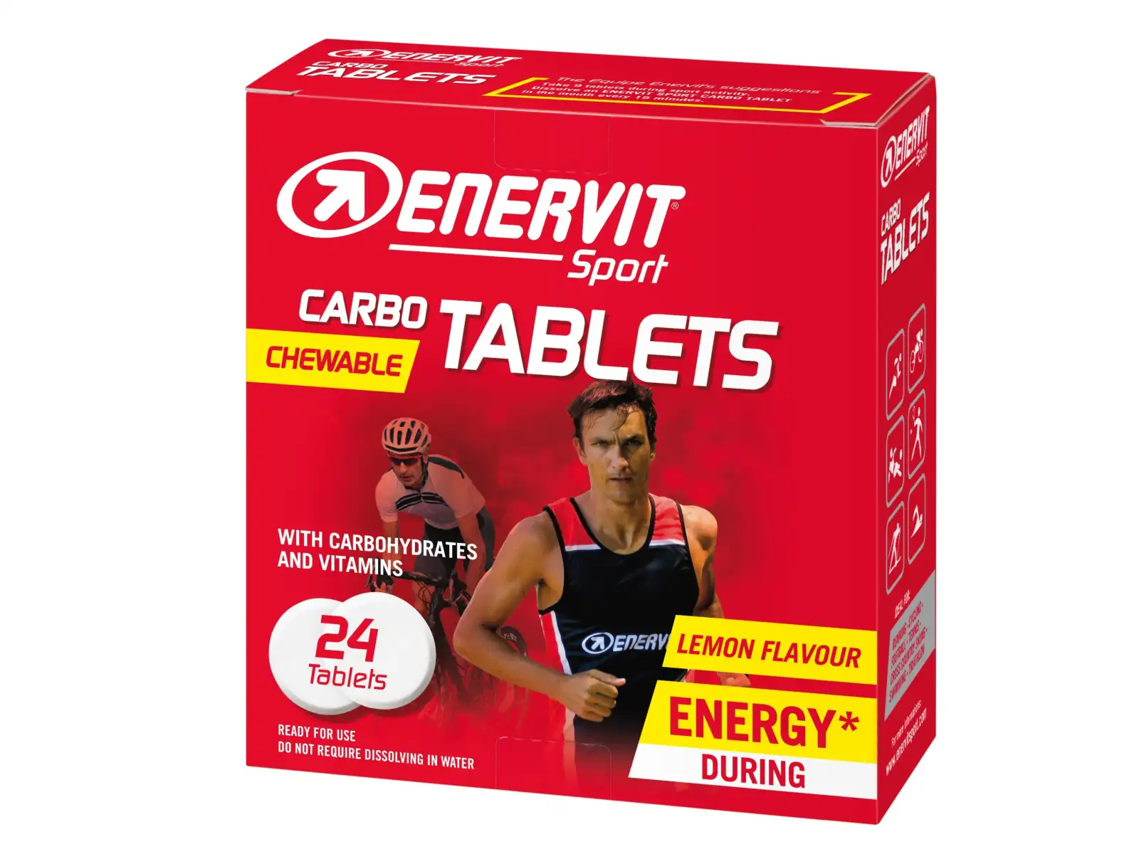 Enervit Carbo Tablets Tabletten 24er Pack Zitrone